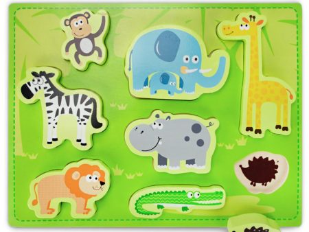 Chunky Exotic Safari Puzzle Board Online