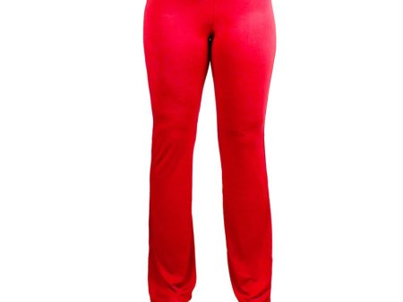 XX-Large Red Relaxed Fit Yoga Pants Hot on Sale