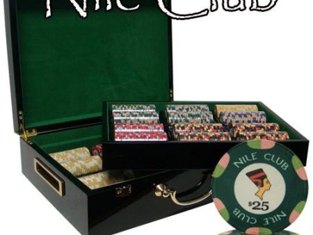 500 Ct Standard Breakout Nile Club Chip Set- High Gloss Case Supply