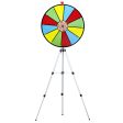 24  Color Dry Erase Prize Wheel w- Floor Stand For Sale