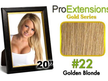 #22 Medium Golden Blonde Pro Cute Sale