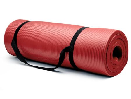 Extra Thick (3-4in) Yoga Mat - Red For Discount