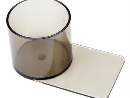 Small Plastic Smoke Colored Slide In Cup Holder Online Sale