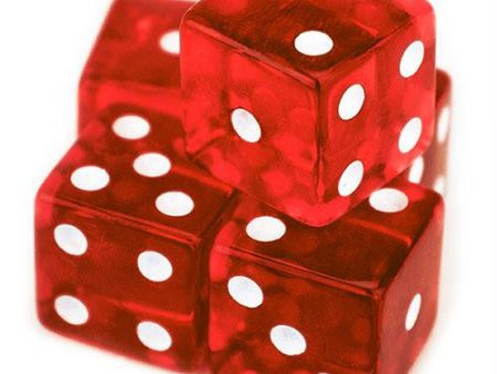 5 Red Dice - 19 mm Sale