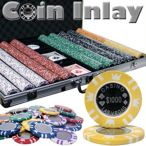 1000 Ct Aluminum Standard Breakout-Coin Inlay 15 Gram Chips Online Hot Sale