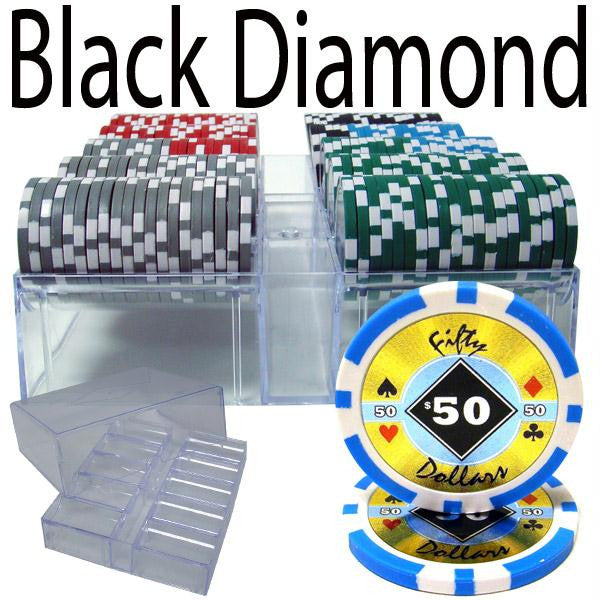 200 Ct - Pre-Packaged - Black Diamond 14 G - Acrylic Tray Online Sale