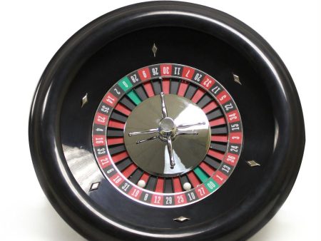 18  Premium Bakelite Roulette Wheel with 2 Roulette Balls For Discount