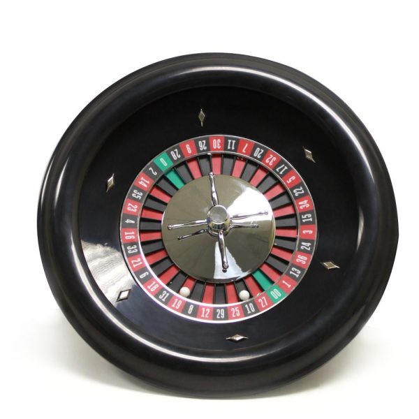 18  Premium Bakelite Roulette Wheel with 2 Roulette Balls For Discount