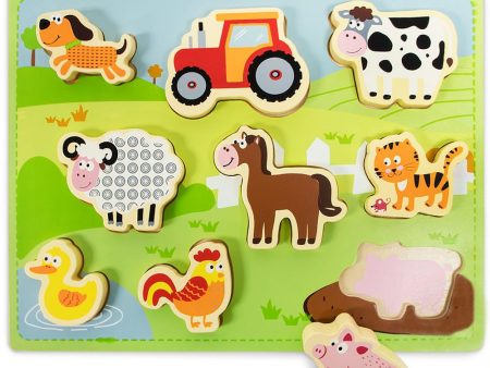 Chunky Barnyard Helpers Puzzle Board Online now