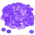 100 Pack Purple Bingo Chips on Sale