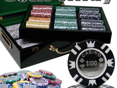 500 Ct Hi Gloss Set Custom Pack - Coin Inlay 15 Gram Chips Online now