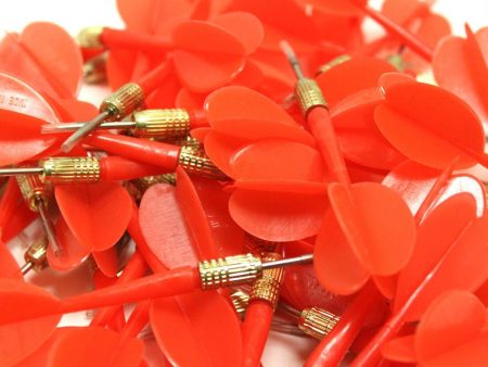 144 Pack Red Metal Tip Brass Balloon Darts For Discount