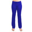 Large Blue Relaxed Fit Yoga Pants Online Hot Sale