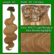 #24-27 Light Blonde w Dark Blonde Highlights - 20  Body Wave For Cheap