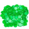 100 Pack Green Bingo Chips Discount