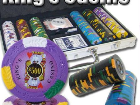 300 Ct - Custom Breakout - Kings Casino 14 G - Aluminum Cheap