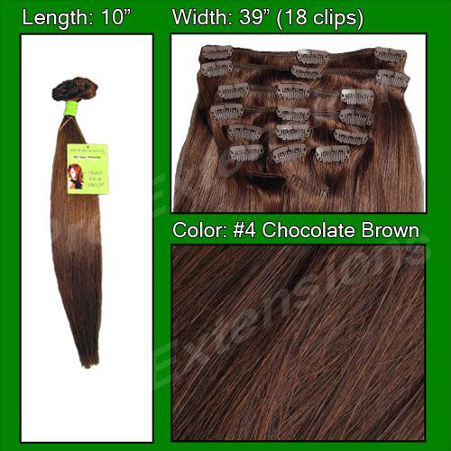 #4 Chocolate Brown - 10 inch Fashion