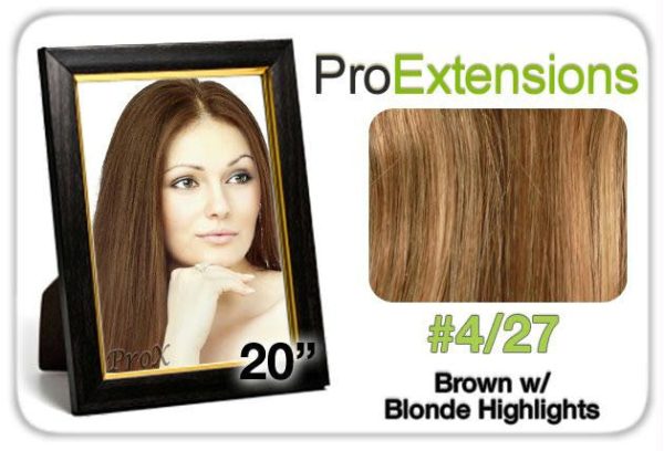 Pro Lace 20 , #4-27 Brown w-Blonde Highlights Cheap