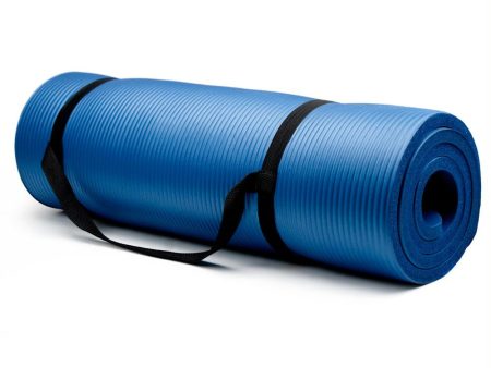 Extra Thick (3-4in) Yoga Mat - Blue Online now