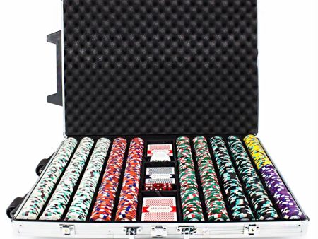 1000ct Claysmith Gaming Poker Knights Chip Set in Rolling Al Online Hot Sale