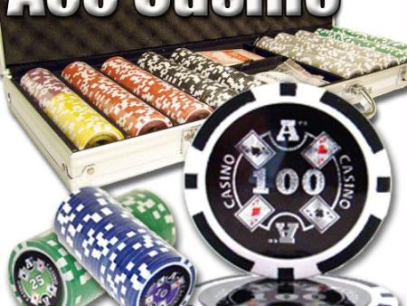 500 Ct - Custom Breakout - Ace Casino 14 Gram - Aluminum Discount