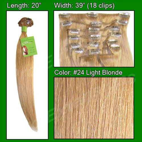 #24 Light Blonde - 20 inch Remi Discount