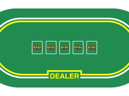 Rollout Gaming Poker w- Dealer Table Top Cheap