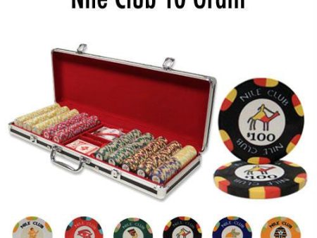 500 Ct - Pre-Packaged - Nile Club 10 G - Black Aluminum Online Hot Sale