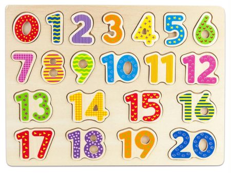 Professor Poplar s Wooden Numbers Puzzle Board Supply