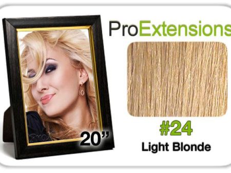 Pro Lace 20 , #24 Light Blonde Hot on Sale