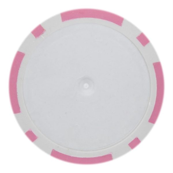 Roll of 25 - Pink Blank Poker Chips - 14 Gram For Discount