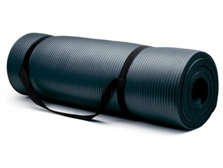 Extra Thick (3-4in) Yoga Mat - Black Fashion